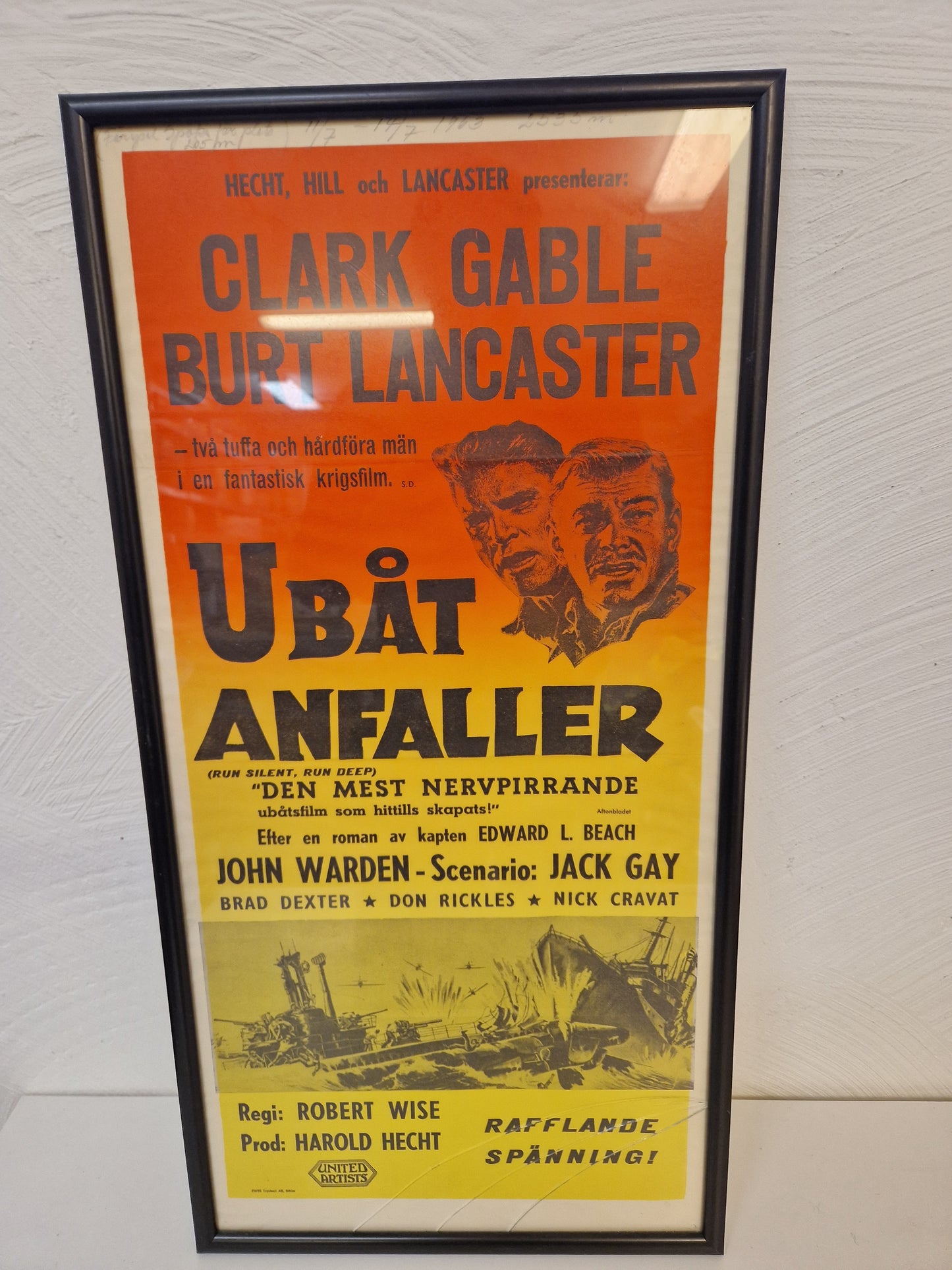 Inramade filmaffischer