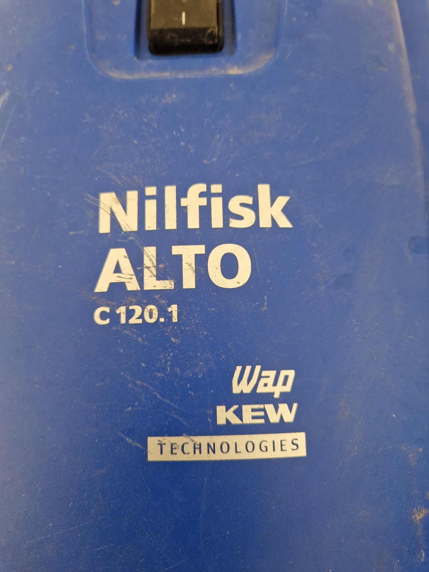 Nilfisk högtryckstvätt som repobjekt.