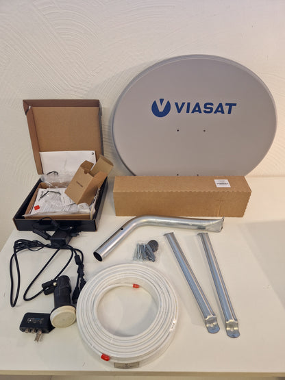 Ny parabol med div tillbehör