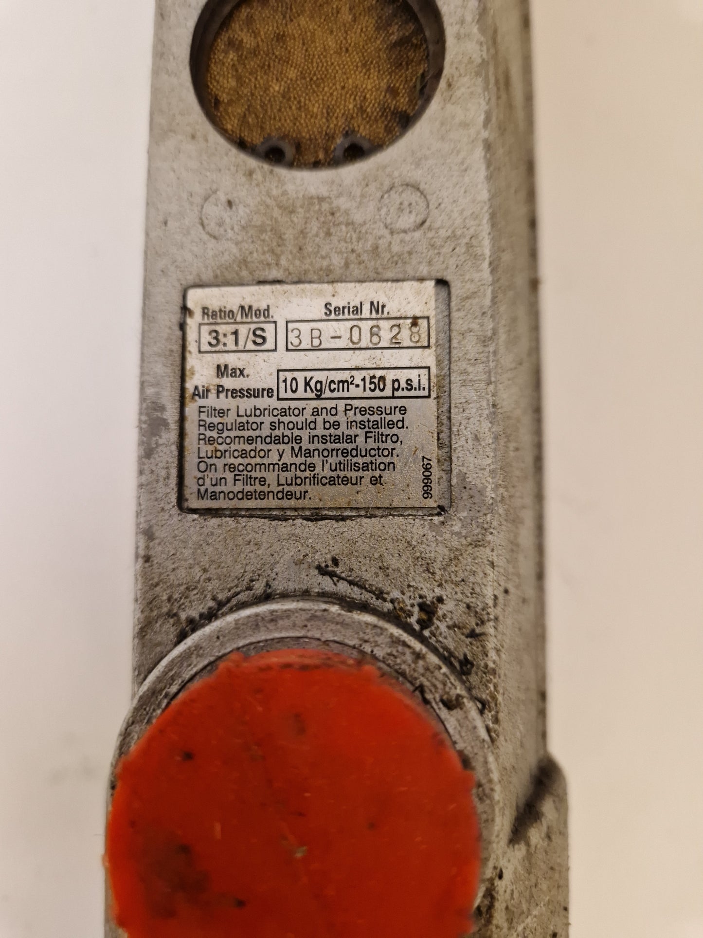 Högtrycksslang ca 2 X 10m, oljepåfyllare & luftpåfyllare.