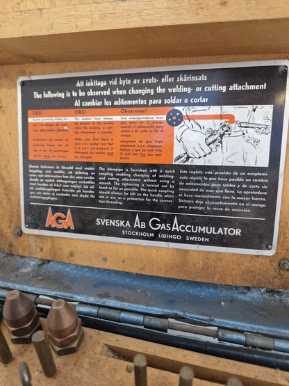 AGA X11 gassvetssats, nästan kpl.