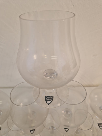 Orrefors 12st konjakskupor