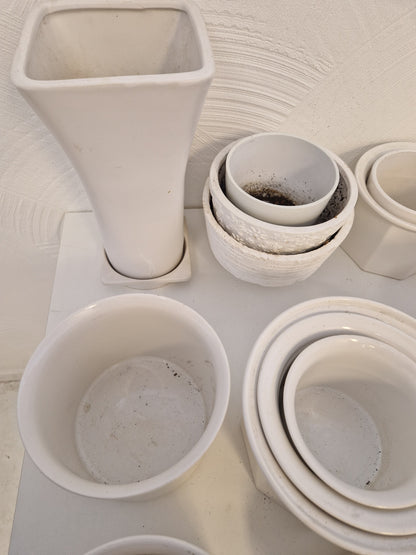 Vita krukor & ytterfoder