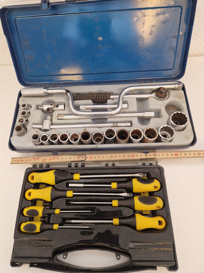 Hylsnyckelsats & skruvmejselsats