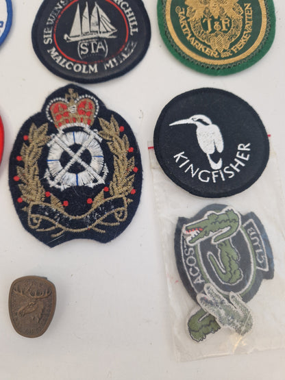 Diverse jakt & fiskerelaterade märken