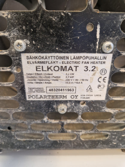 ELKOMAT värmefläkt