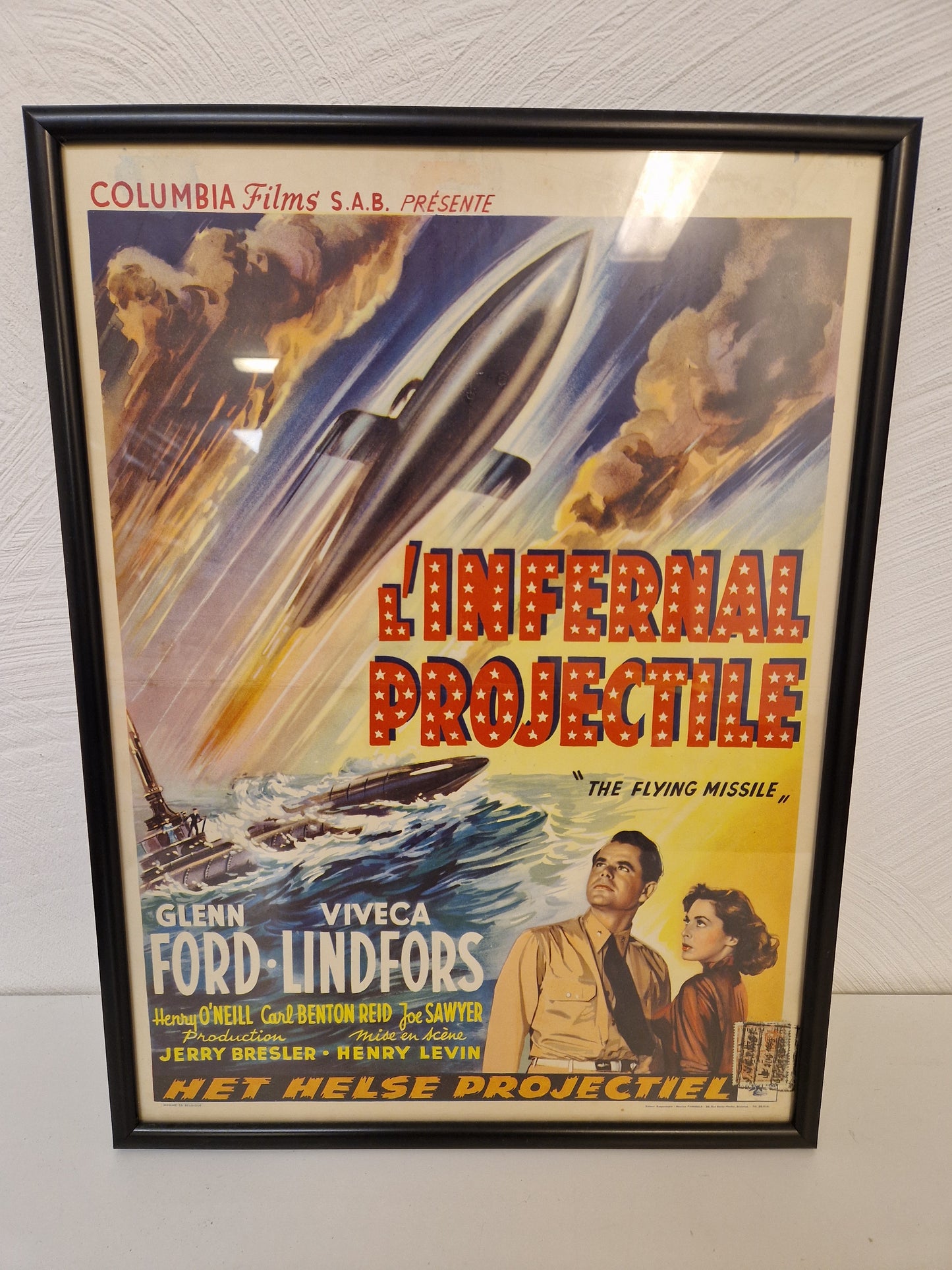 Inramade filmaffischer