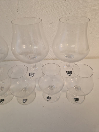 Orrefors 12st konjakskupor