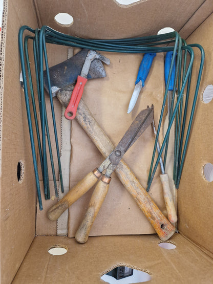 Div. utrustning och verktyg för trädgård