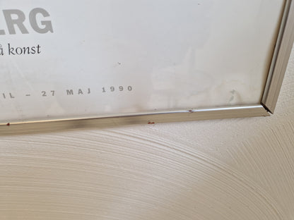 Lasse Åberg inramad affisch Enigma III 1983