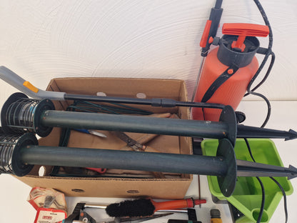 Div. utrustning och verktyg för trädgård