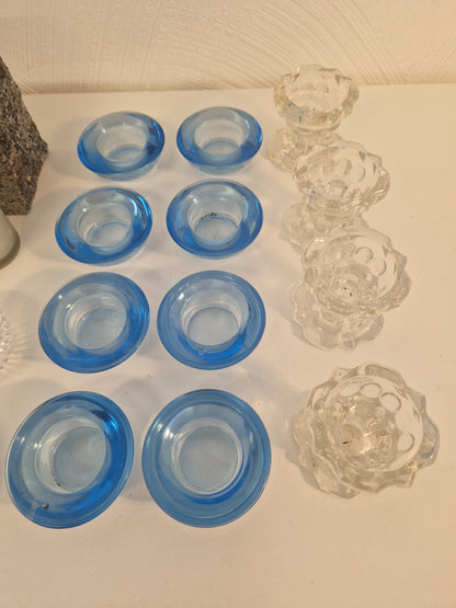 Diverse värmeljushållare