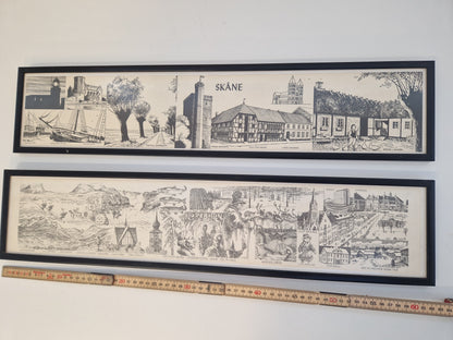 2st landskapstavlor; Skåne & Norrbotten