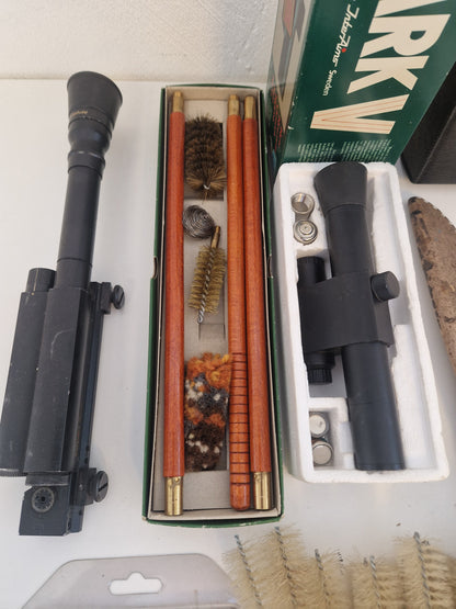 Diverse jaktrelaterade prylar