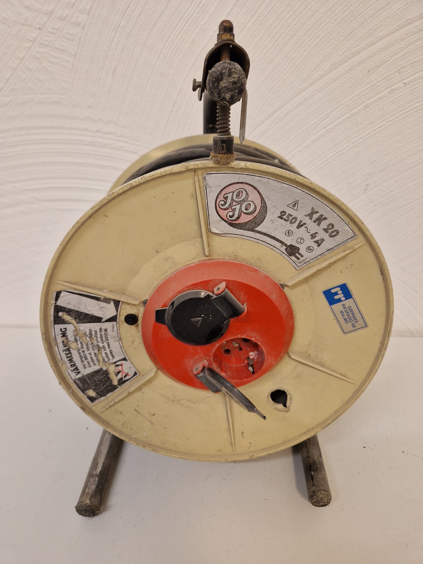 Bygglampa & 20m kabelvinda