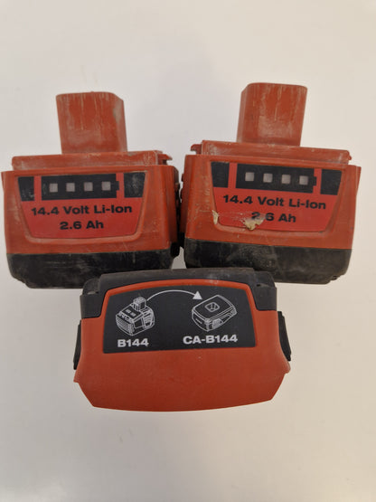 HILTI batterier + adapter till laddare