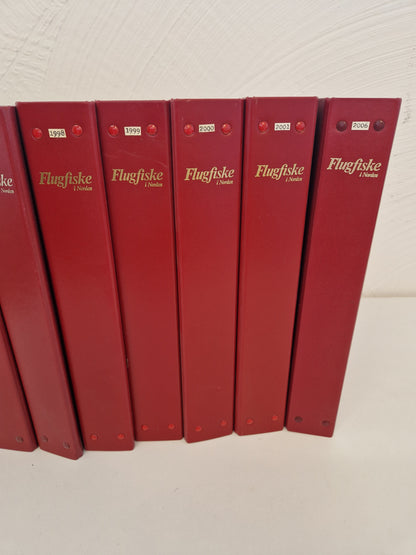 Tidsskrifter "Flugfiske i Norden" 10 årgångar -93-01 & -06