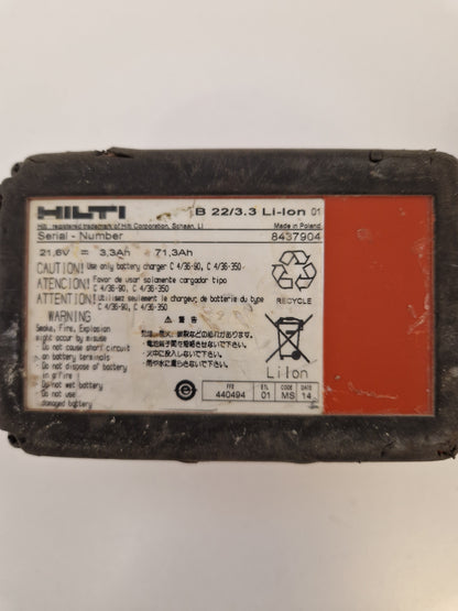 HILTI laddare + batteri