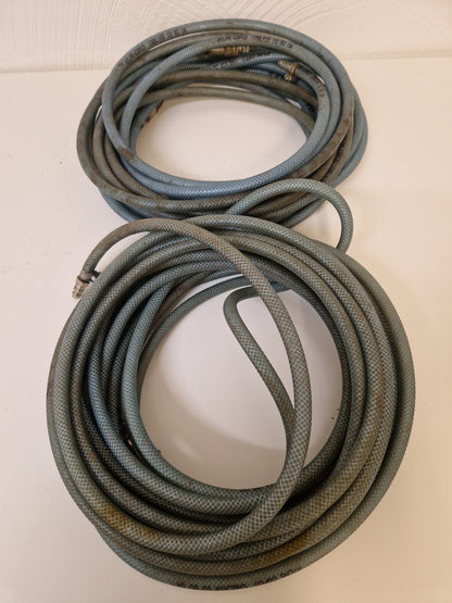 Högtrycksslang ca 2 X 10m, oljepåfyllare & luftpåfyllare.