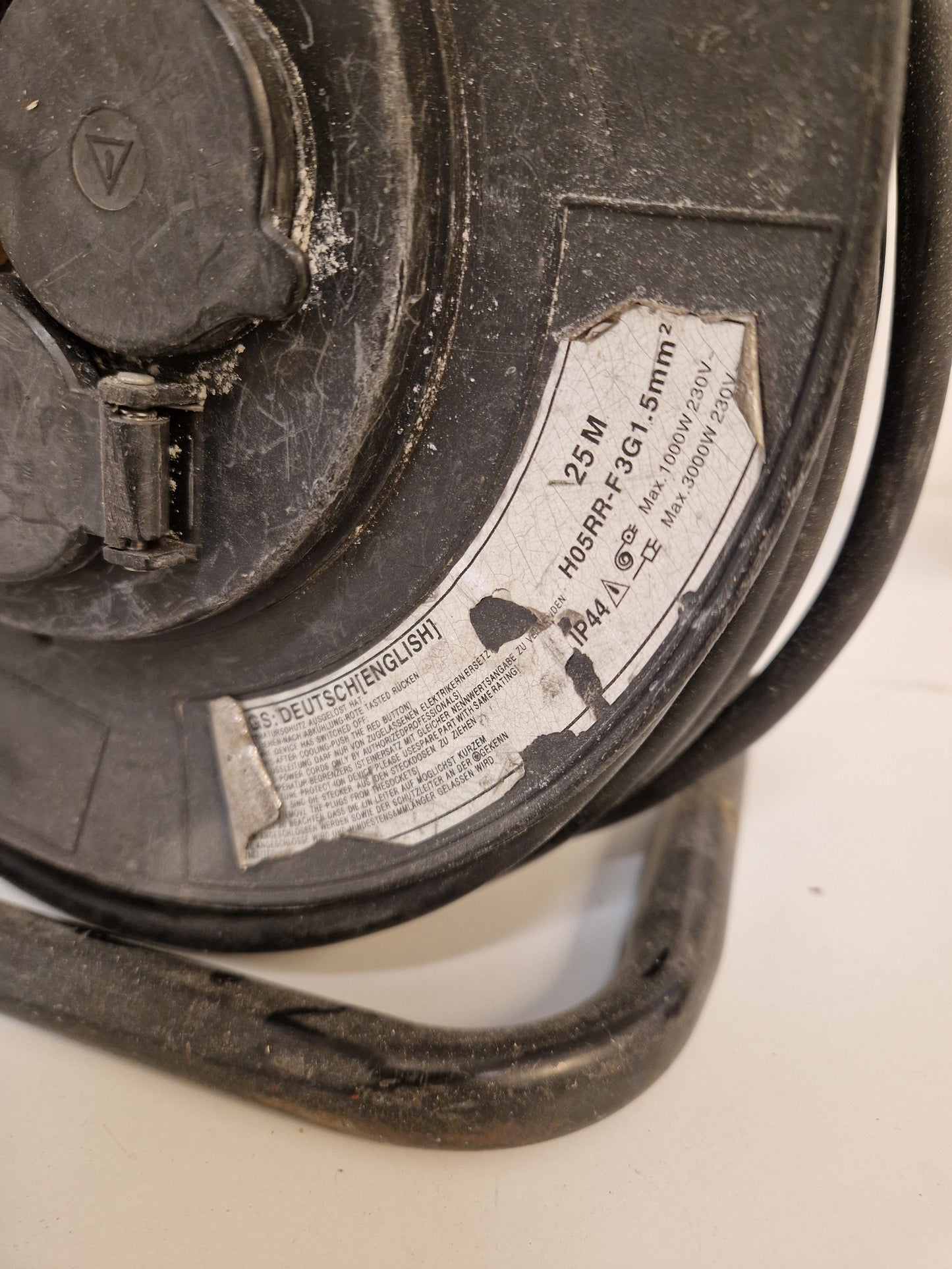 Sladdlampa & 25m kabelvinda