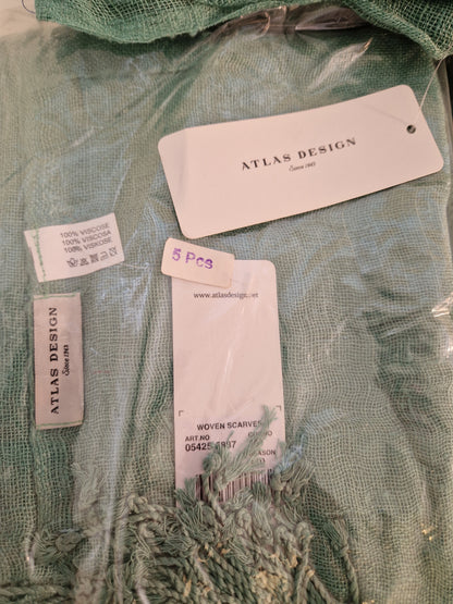 20st gröna scarves. Nya i förpackning