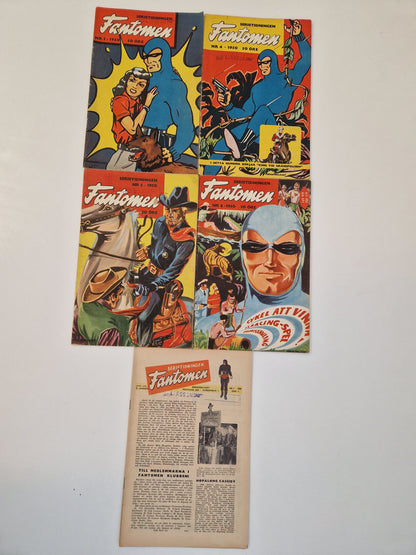 Serietidningar Fantomen från 1950