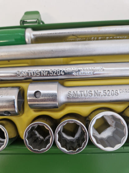 SALTUS 1/2" hylsnyckelsats i mycket gott skick