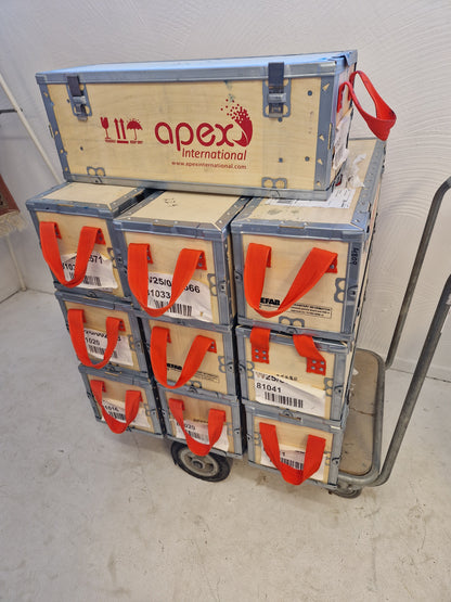 Parti mycket fina plyfalådor