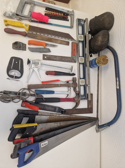 Diverse bygg & snickerirelaterade verktyg